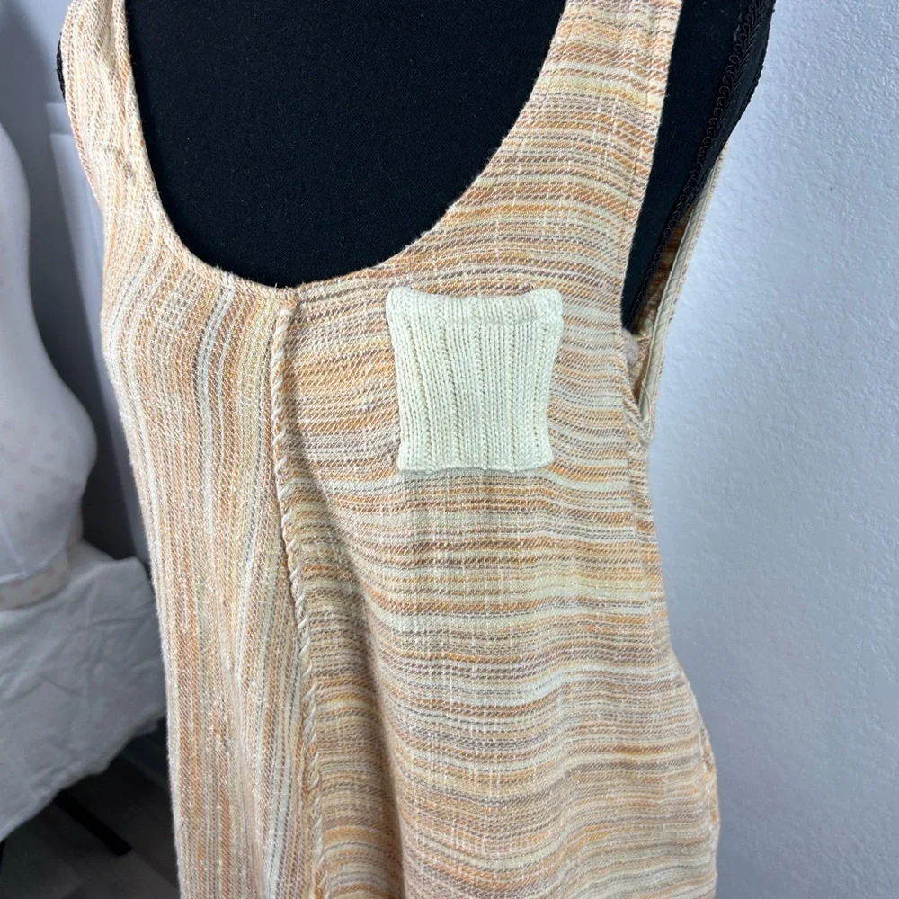 Cleo + Wolf Women's Yarn Die A-Line Mini Dress Sz S Sleeveless Cotton Bohemian